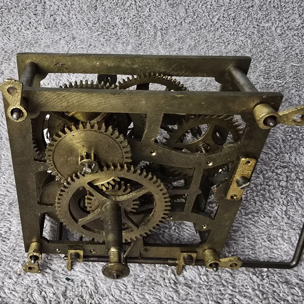Vintage G.K.Brass Mechanical Wall Clock Movement